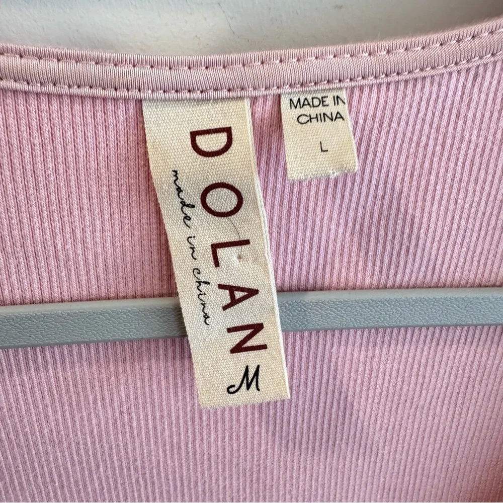 Dolan Anthropologie‎ Pink Floral Puff Sleeve Top Medium